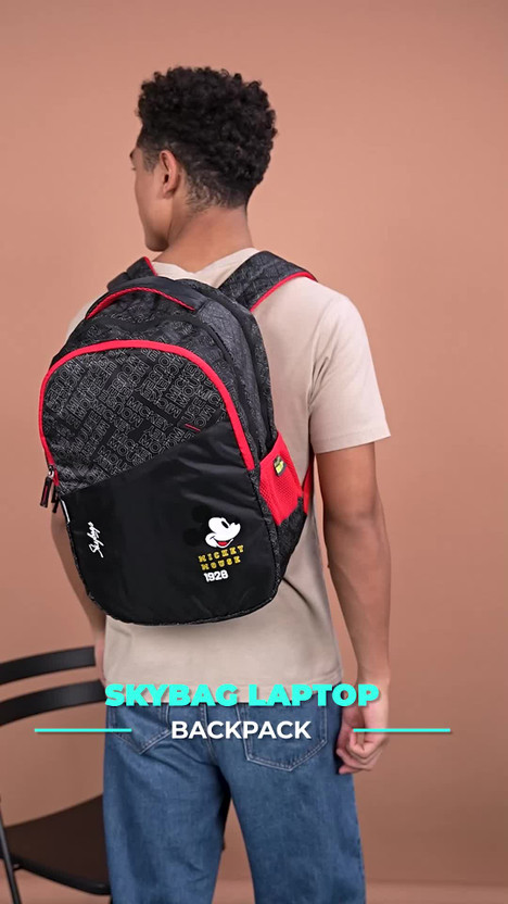 SKYBAGS Medium 30 L Backpack DISNEY MICKEY SCHOOL 01 (Black) - Image 2