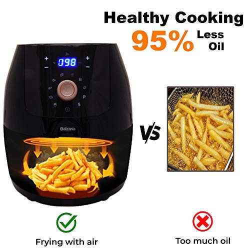 Balzano Digital Air Fryer, uses