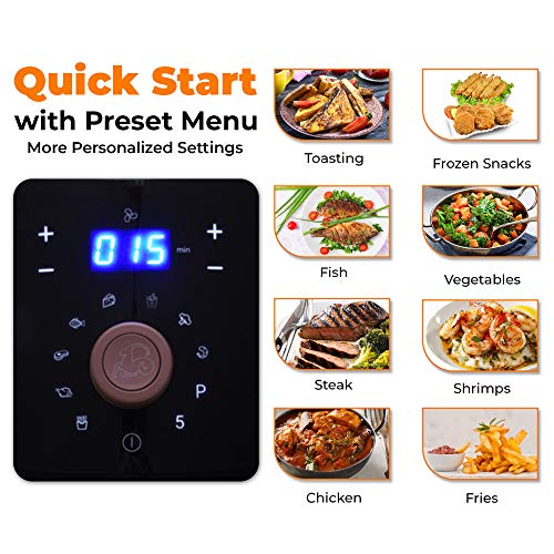Balzano Digital Air Fryer, uses