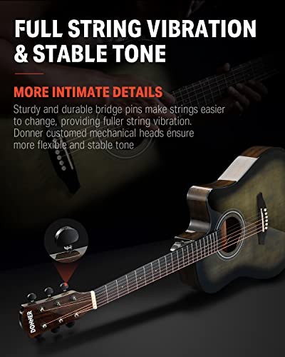 Donner Acoustic Guitar Full Size