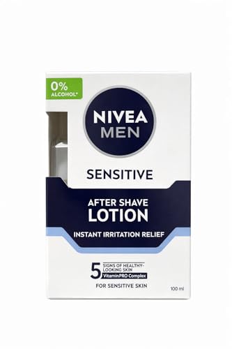 NIVEA MEN Shaving, Sensitive After Shave Lotion for Face, 100ml - Image 3