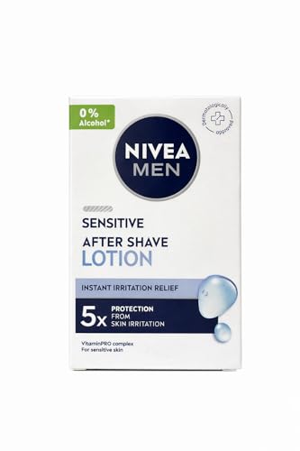 NIVEA MEN Shaving, Sensitive After Shave Lotion for Face, 100ml - Image 4