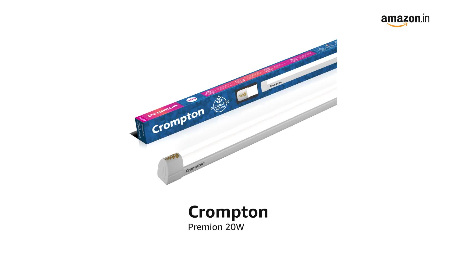 Crompton Premion 20W Aesthetic Design