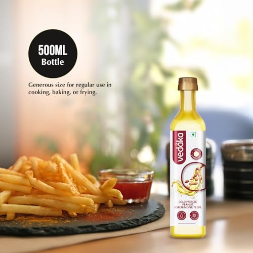 Vedaka Cold Pressed Peanut Oil, 500ml - Image 6