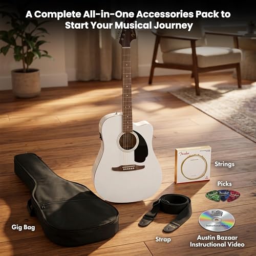 Fender California Redondo White Bundle