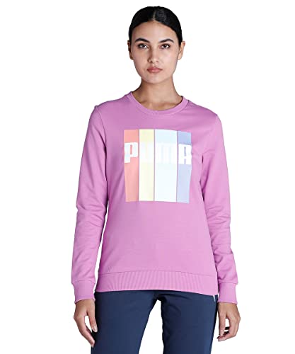 Puma Cotton Women Crew Neck Sweatshirt