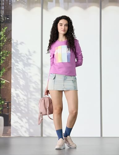 Puma Cotton Women Crew Neck Sweatshirt - Image 2