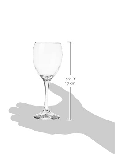 Amazon Brand - Solimo Wine Glass 245ml, Set of 6, Transparent - Image 4
