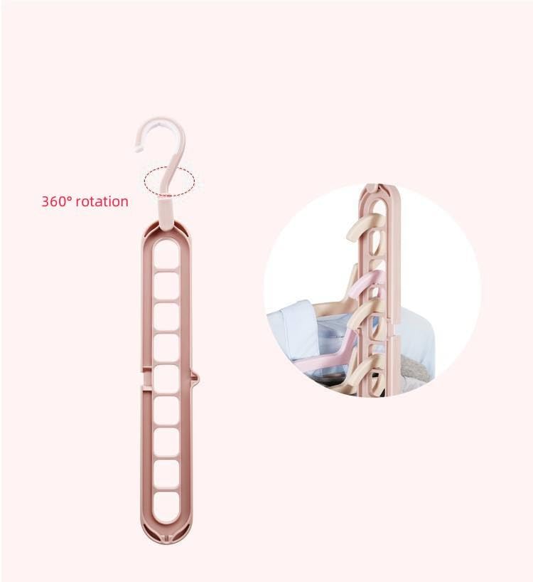 Foldable Magic Hanger Space Saving