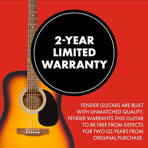 Fender 0971910032 FA-25 Dreadnought Acoustic Guitar, WN SB - Image 3