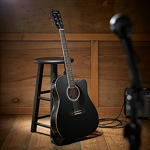 Ashthorpe Full-Size Cutaway Thinline Acoustic-Electric