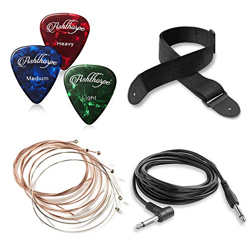 Ashthorpe Full-Size Cutaway Thinline Acoustic-Electric