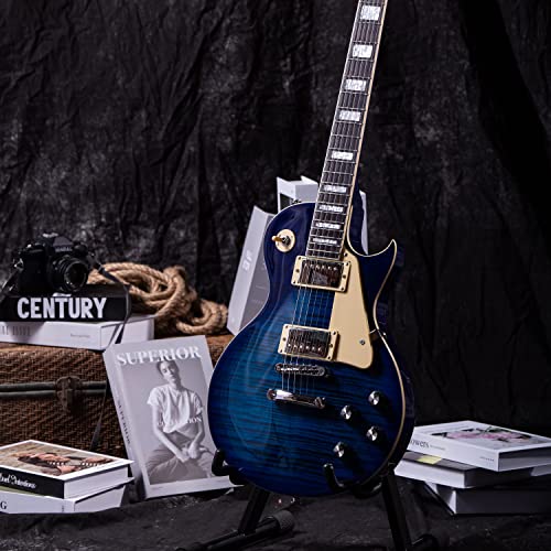 GROTE Guitar Solid Body Electric Guitar with Gigbag LPYS-006 - Image 4
