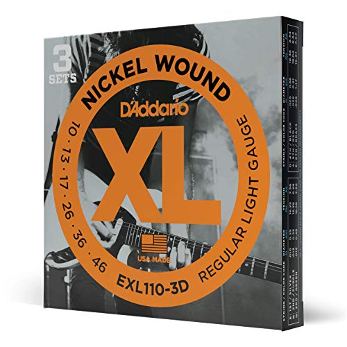 D'Addario EXL110-3D Nickel Wound Electric