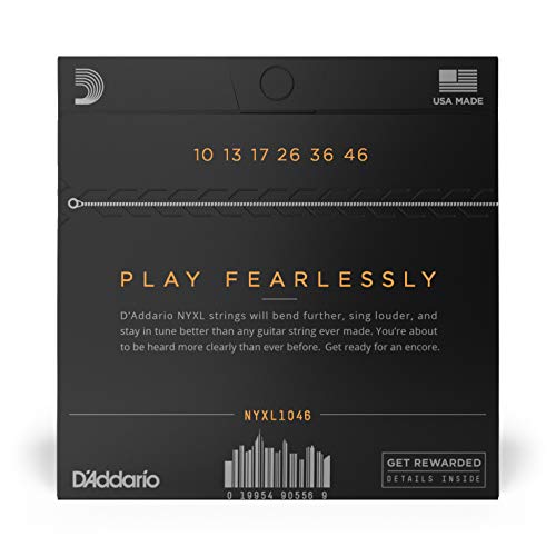 D'Addario NYXL1046 Nickel Plated Electric