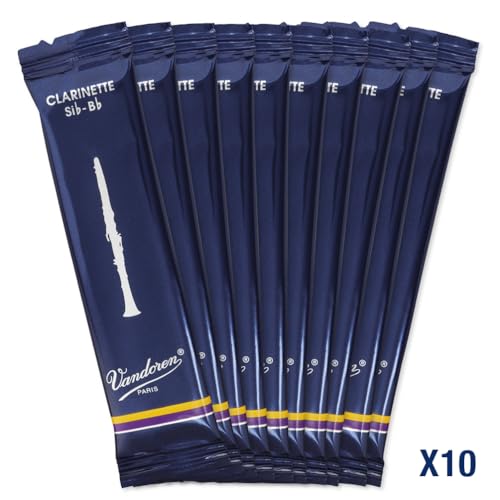 Vandoren CR103 Bb Clarinet Traditional Reeds Strength 3; Box of 10 - Image 5