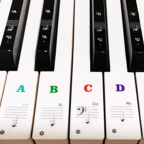 Removable Piano Sticker, 88/61/54/49/37 Key