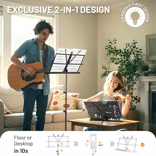 CAHAYA Folding Music Stand Lightweight