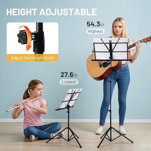 CAHAYA Folding Music Stand Lightweight
