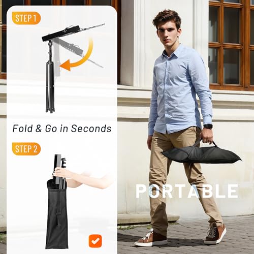 CAHAYA Folding Music Stand Lightweight