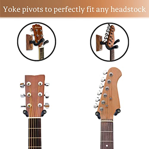 Guitar Wall Mount, White Hardwood