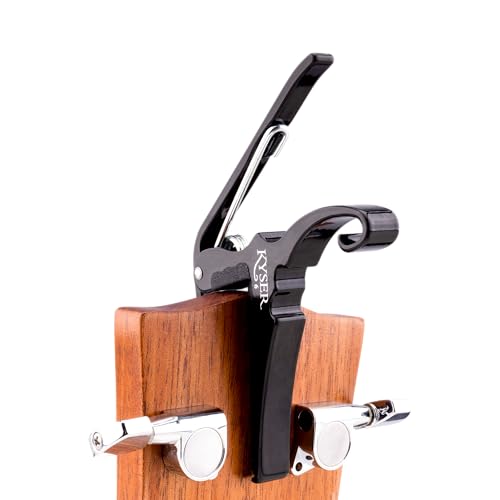 Kyser Quick-Change Capo for 6-string acoustic guitars, Black, KG6B - Image 5
