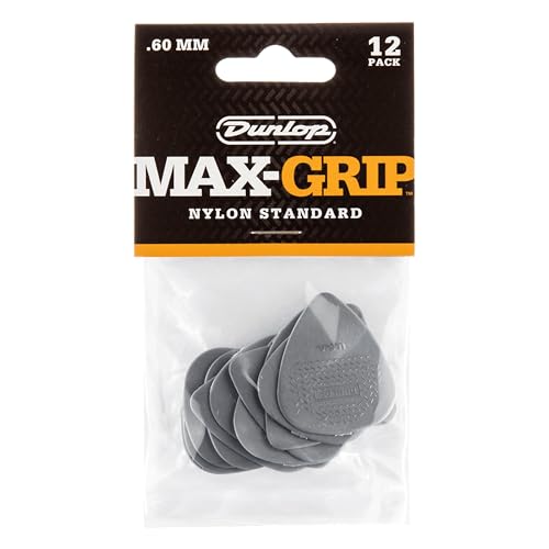 Jim Dunlop Guitar Pick Nylon Max Grip Standard .60mm (12 PK) 449P060 - Image 7