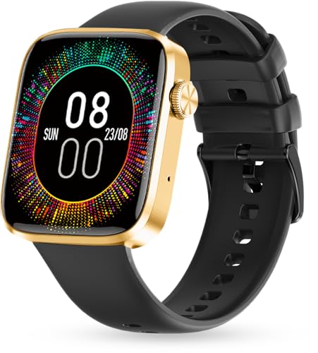 IZI Smart Pro with a 1.92" Retina Display, Bluetooth Calling, Always-On Display, AI Voice Assistant, Activity Tracker,ECG,SpO2,BP Monitoring, 5-Day Battery Life, and 2 Premium Interchangeable Straps.