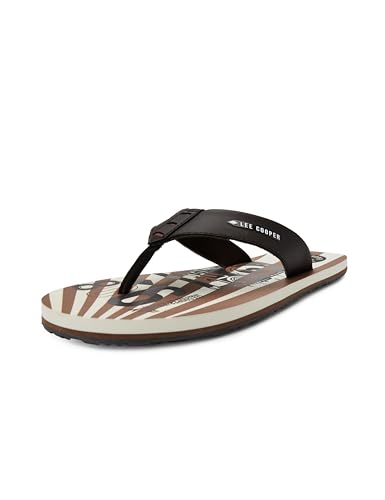 Men's logo print flip-flop slippers