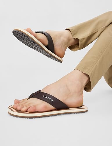 Men's logo print flip-flop slippers - Image 2