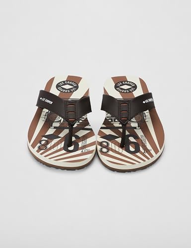 Men's logo print flip-flop slippers - Image 4