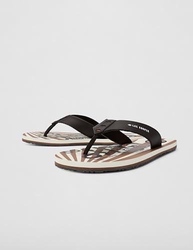Men's logo print flip-flop slippers - Image 5