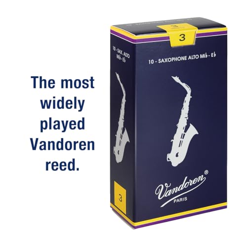 Vandoren SR213 Alto Sax Traditional Reeds Strength 3; Box of 10 - Image 2