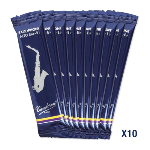 Vandoren SR213 Alto Sax Traditional Reeds Strength 3; Box of 10 - Image 4