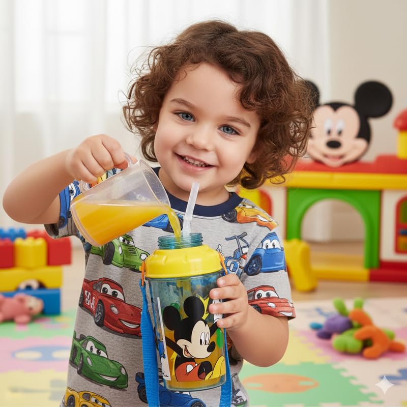STRIDERS SINGLE WALL CANTEEN 465 ML MICKEY HAS FUN - Image 7