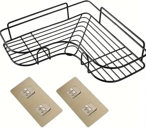 Adhesive Wall-Mounted Corner Shelf Rack