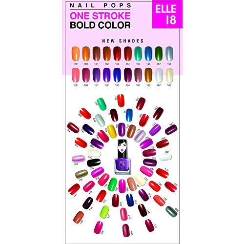 Elle 18 Nail Pops Nail Color 164, Matte & Glossy Finish, 5Ml - Image 5