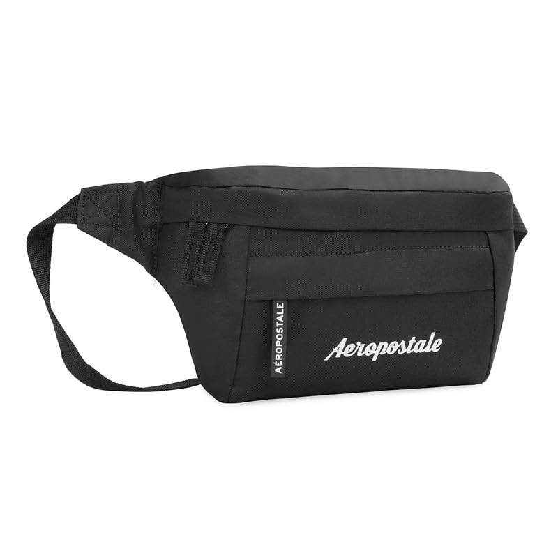 Aeropostale Arbor Unisex Waist Pouch Bags & Cases - Black - Image 2