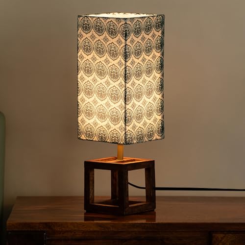 ExclusiveLane 'Paisley-Carved' Mango Wooden Table