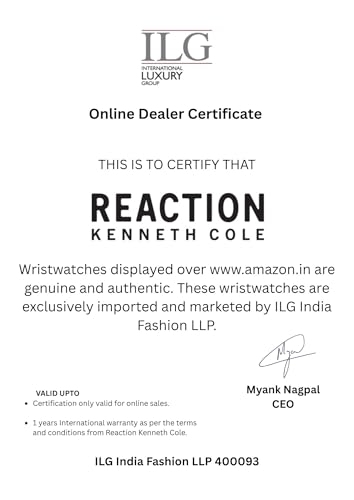 Kenneth Cole Reaction Chronograph Black