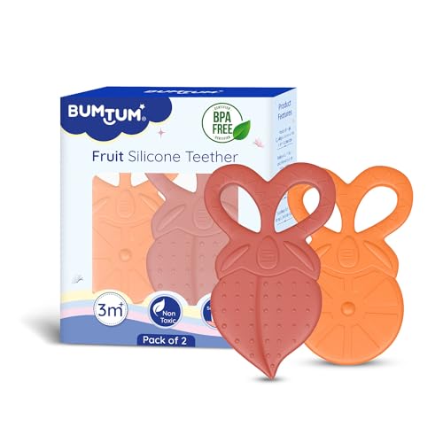 BUMTUM Soft Silicone Baby Teether
