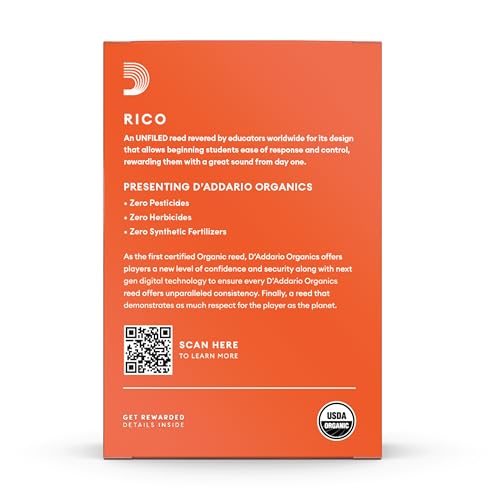 Rico by D'Addario Bb Clarinet Reeds, Strength 2.5, 10-pack - Image 2