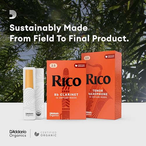 Rico by D'Addario Bb Clarinet Reeds, Strength 2.5, 10-pack - Image 6
