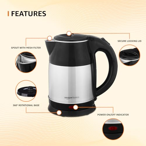 Amazon Basics Electric Kettle 1400