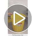 Aristo Plastic Storage Bucket 32 L,Yellow (1 Piece), (39(D) x 44) - Image 2