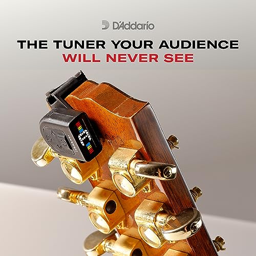 Planet Waves D'Addario Micro Clip-On Tuner for Guitars, Black - Image 3