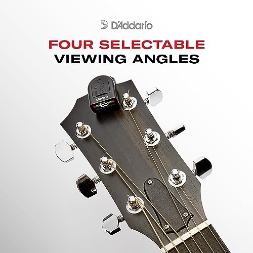 Planet Waves D'Addario Micro Clip-On Tuner for Guitars, Black - Image 6