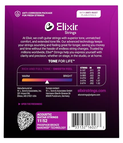 Elixir Strings Acoustic Phosphor Bronze