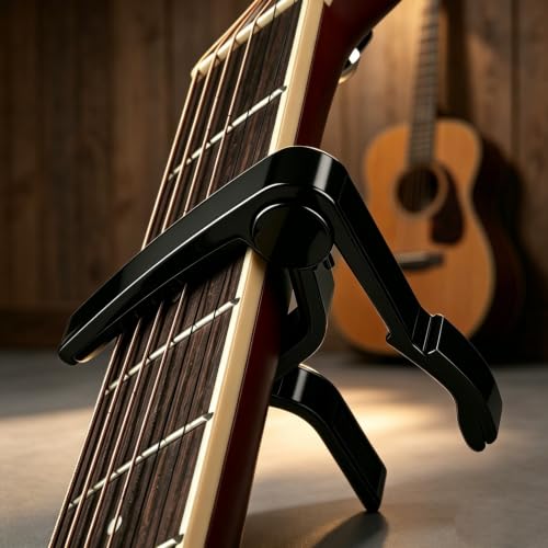 Capo,Guitar Capo,2 Pack Capo Black