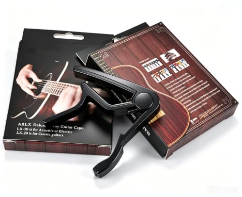 Capo,Guitar Capo,2 Pack Capo Black